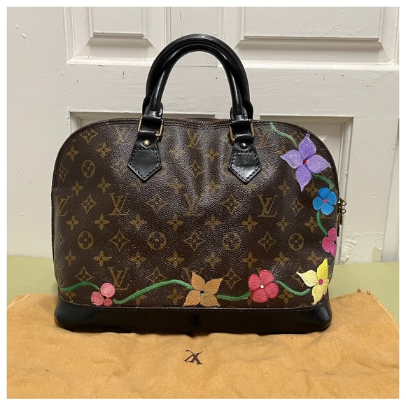 Louis Vuitton Handbags - Authentic Louis Vuitton Alma Monogram Brown Leather Handbag